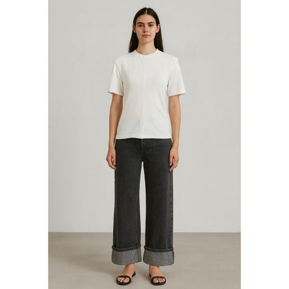 Proenza Schouler Tops - Proenza Schouler White Thick Cotton T-Shirt Women’s Small